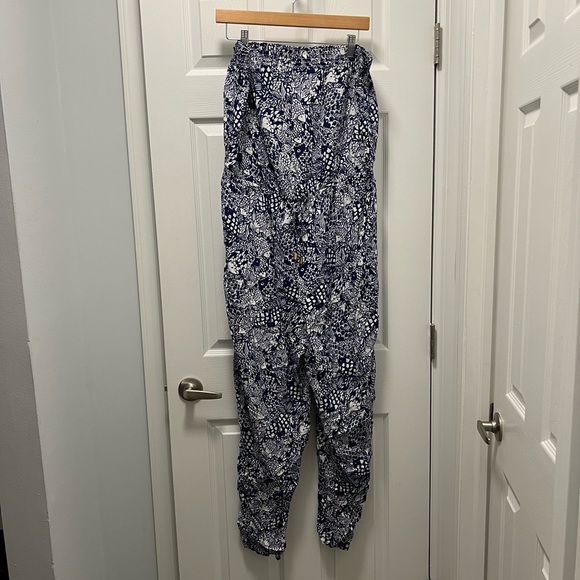Lilly Pulitzer for Target Blue Strapless Jumpsuit - Picture 2 of 5